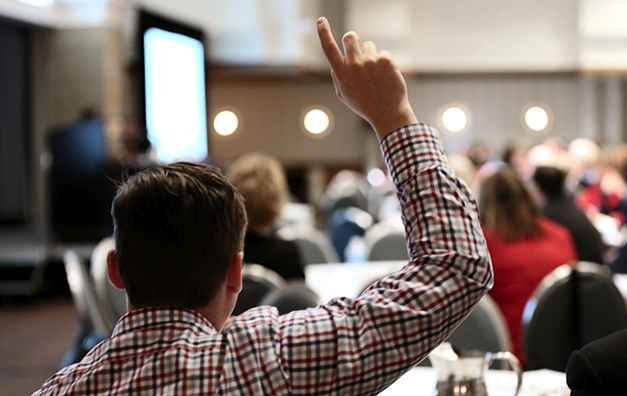 Student Raising Hand