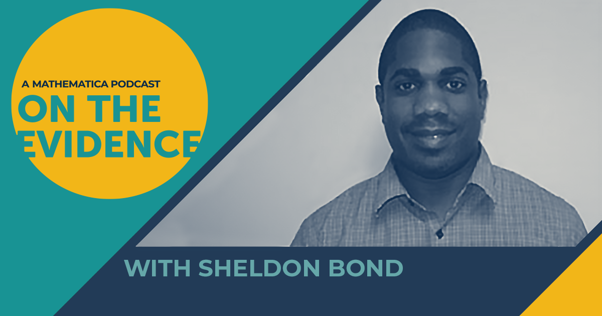 On the Evidence logo with with profile image of Sheldon Bond