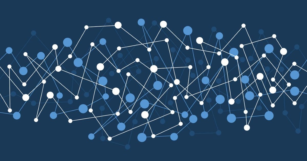 A graphic depicting connected points.