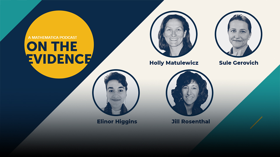 A Mathematica Podcast: On The Evidence. Holly Matulewicz, Sule Gerovich, Jill Rosenthal and Elinor Higgins.