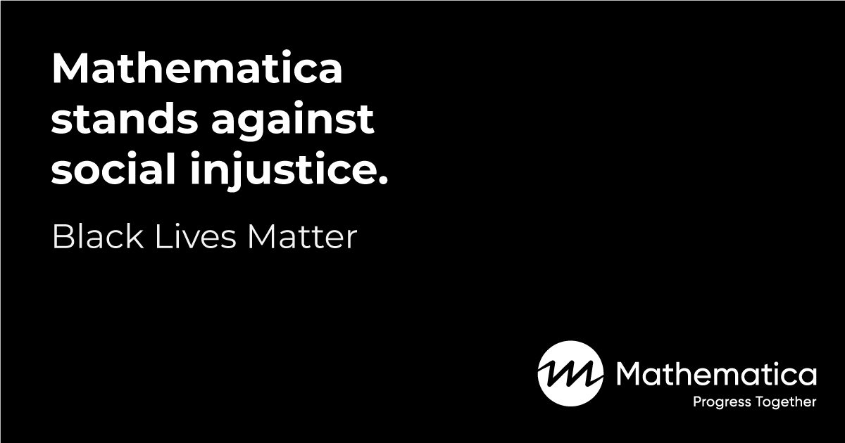 Mathematica stands against social injustice. Black Lives Matter